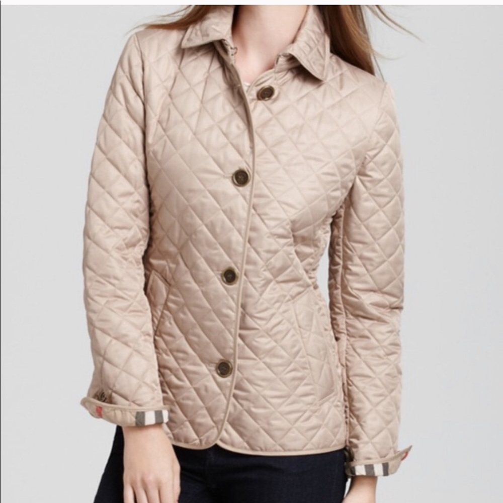 Iconic Burberry Diamond Quilted Jacket